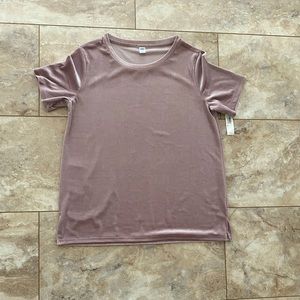 NWT Old Navy Velvet Top